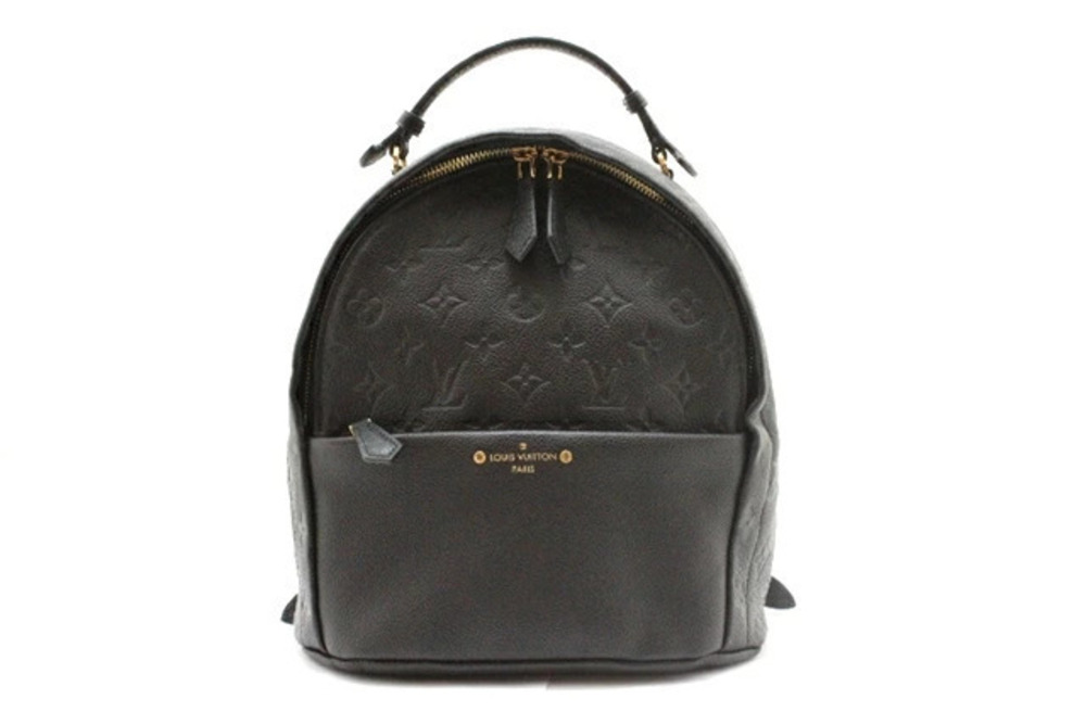 LOUIS VUITTON Sorbonne Backpack Noir Black Monogram Empreinte